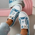 Trampki na grubej podeszwie Madam Kisik jeans