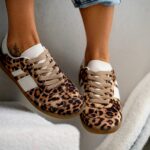 Buty sportowe Madam Garisis w panterkę