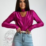 Body lycra Hoker amarantowe