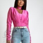 Body lycra Hoker różowe