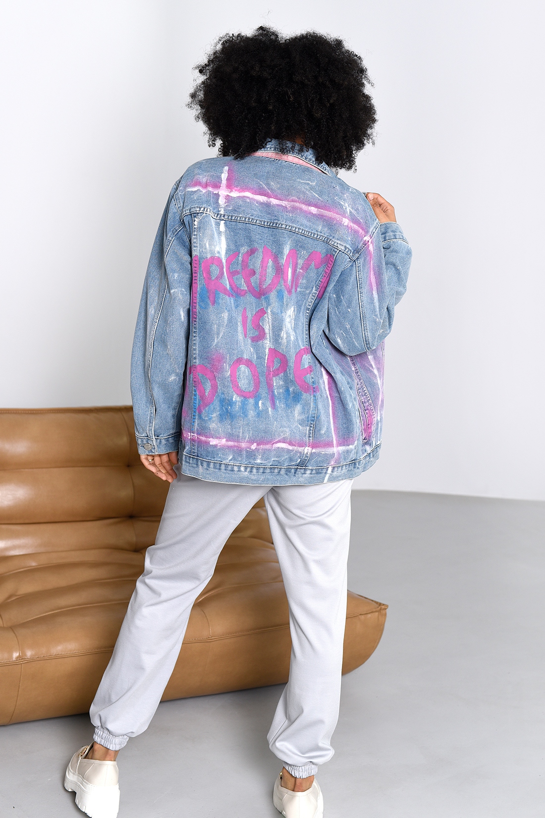 Katana jeansowa MC Freedom niebieska