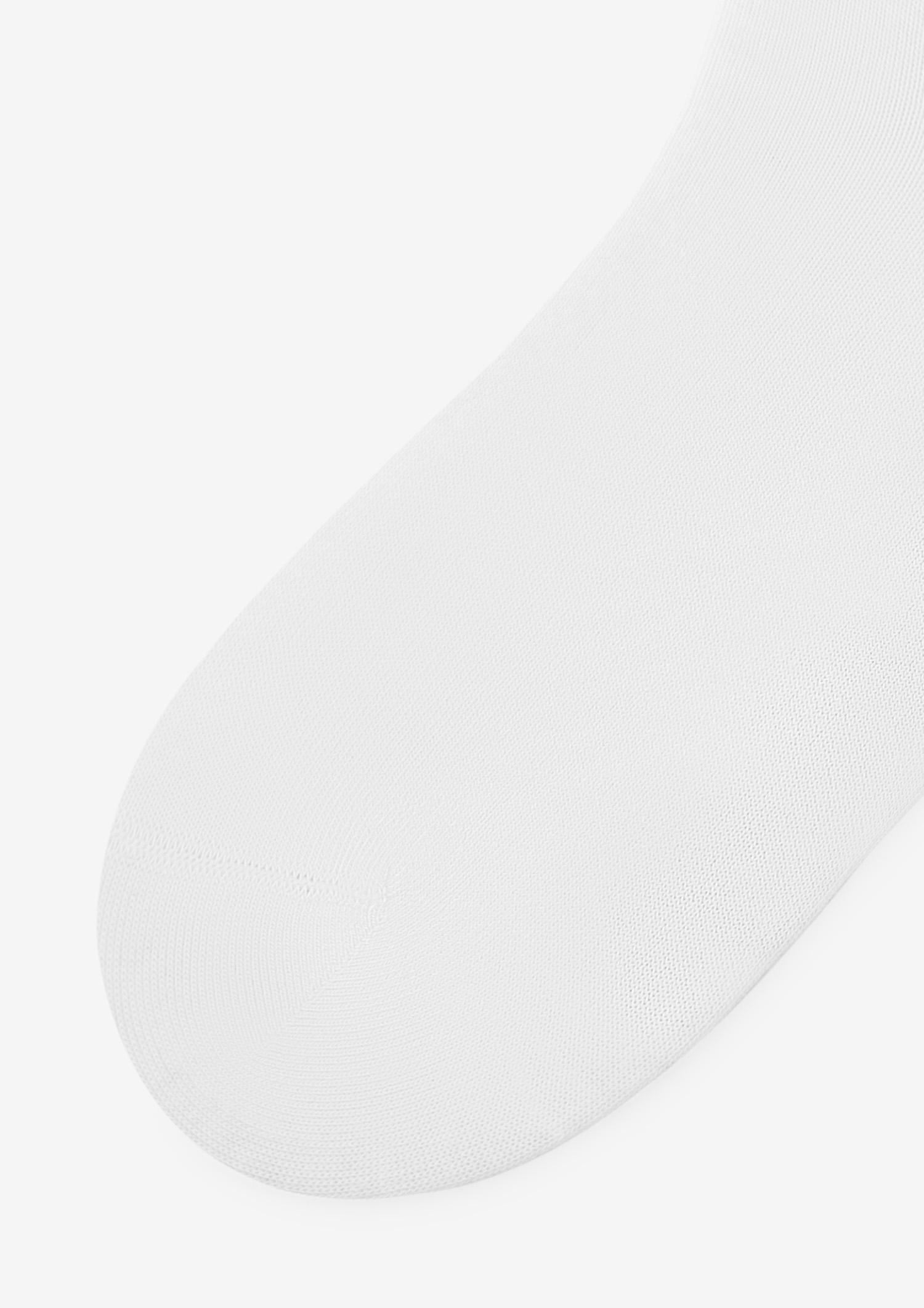 Skarpetki sportowe z kolorowym ściągaczem biało-czarne Skarpetki sportowe z kolorowym ściągaczem biało-czarne