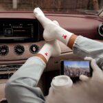 Skarpetki damskie klasyczne Kier ecru