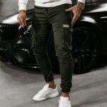 Spodnie męskie bawełniane VELOCITY OLAVOGA khaki