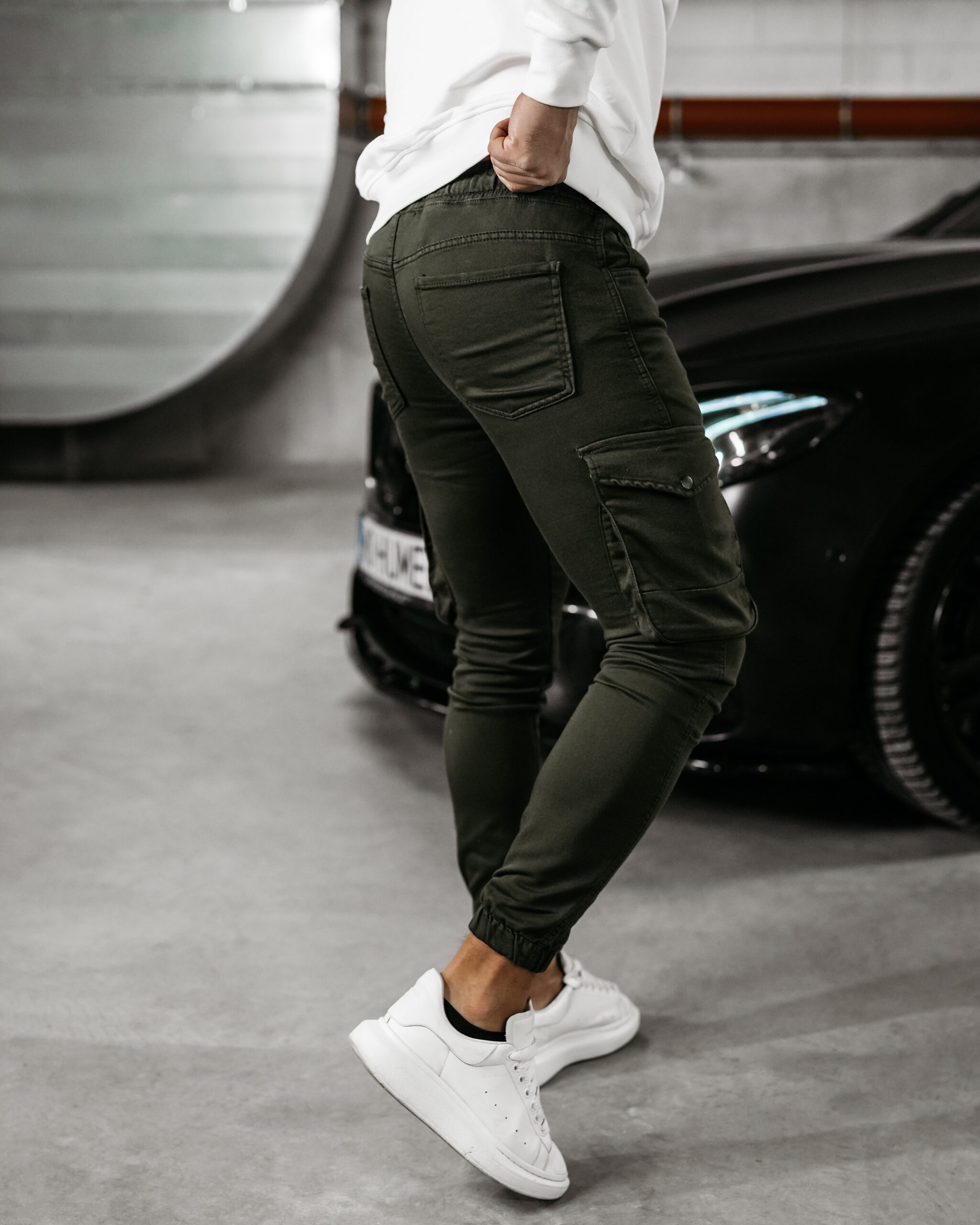 Spodnie męskie bawełniane VELOCITY OLAVOGA khaki