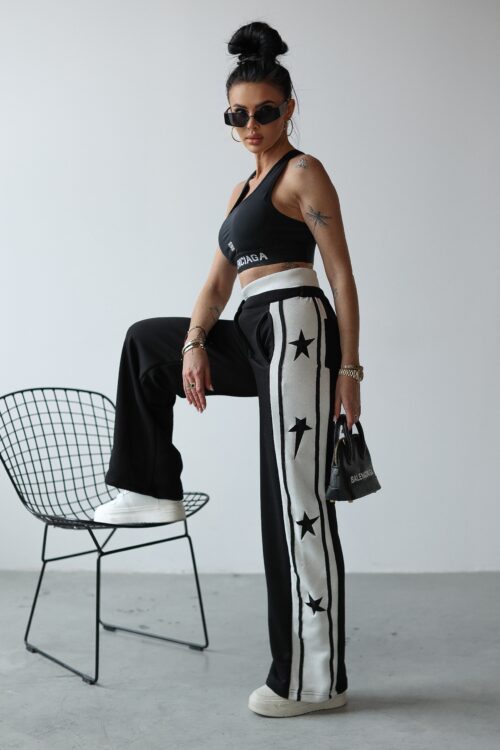 Spodnie casual ESTELLA OLAVOGA czarne