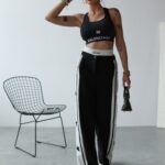 Spodnie casual ESTELLA OLAVOGA czarne