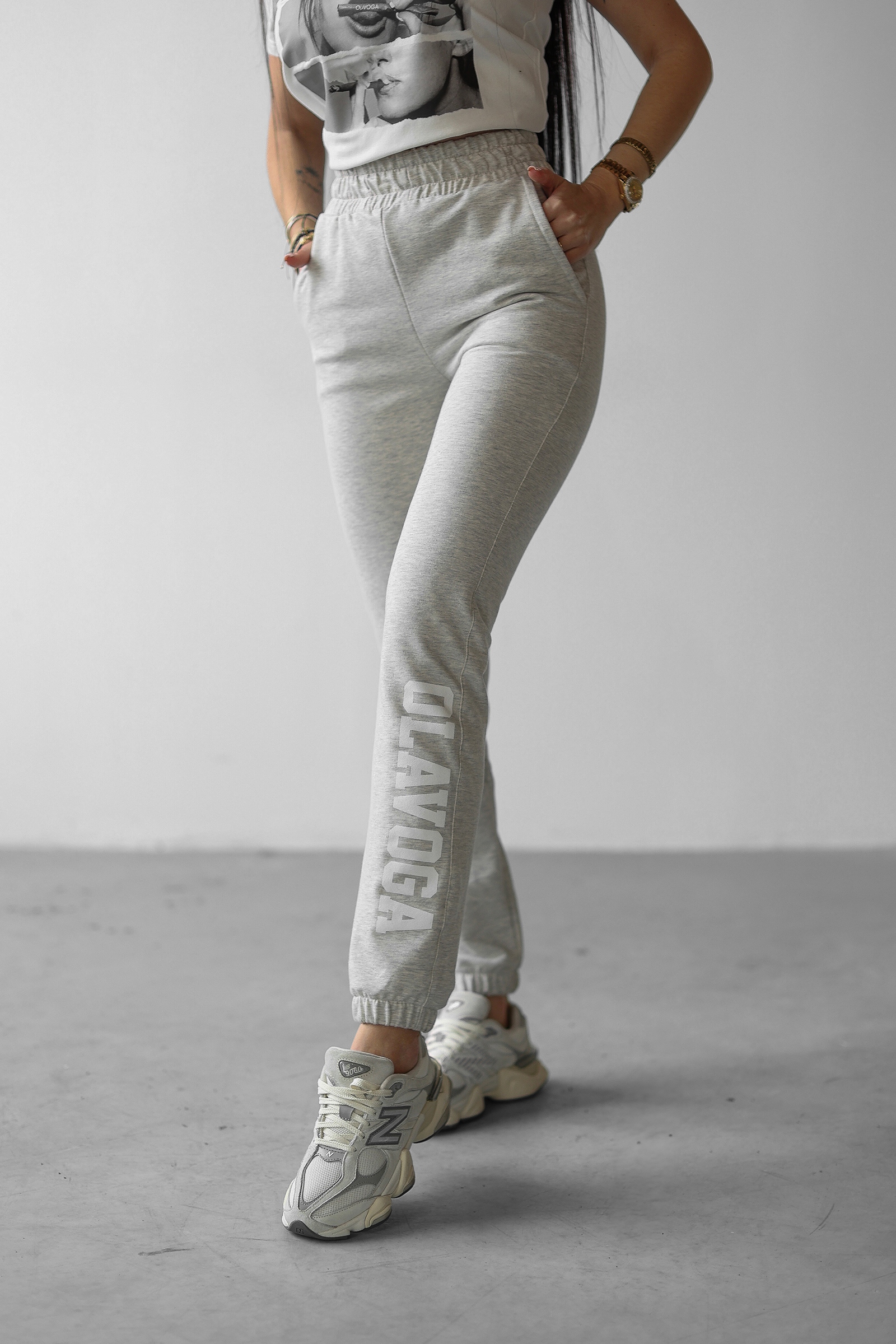 Spodnie sportowe SUGAR OLAVOGA szare