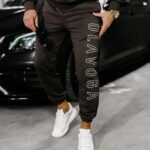 Dres męski bawełniany UMRISS OLAVOGA brązowy