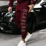 Dres męski bawełniany UMRISS OLAVOGA bordowy