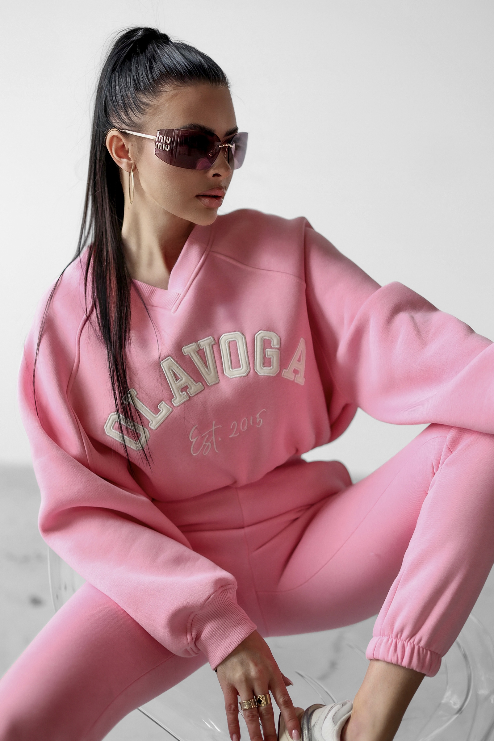 Dres ocieplany ELIT OLAVOGA pudrowy róż