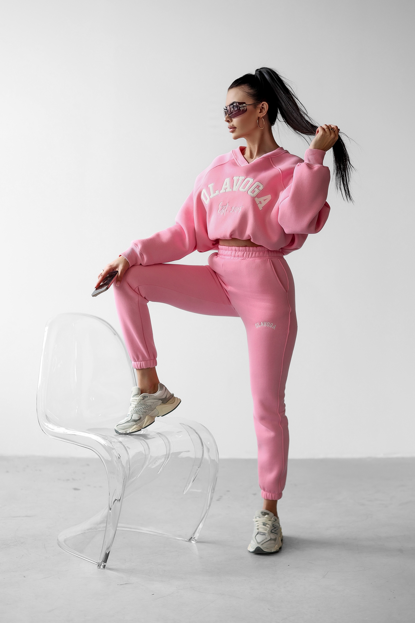 Dres ocieplany ELIT OLAVOGA pudrowy róż