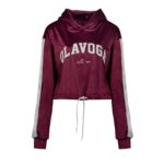 Dres welurowy HANA OLAVOGA bordowy