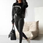 Dres welurowy HANA OLAVOGA czarny