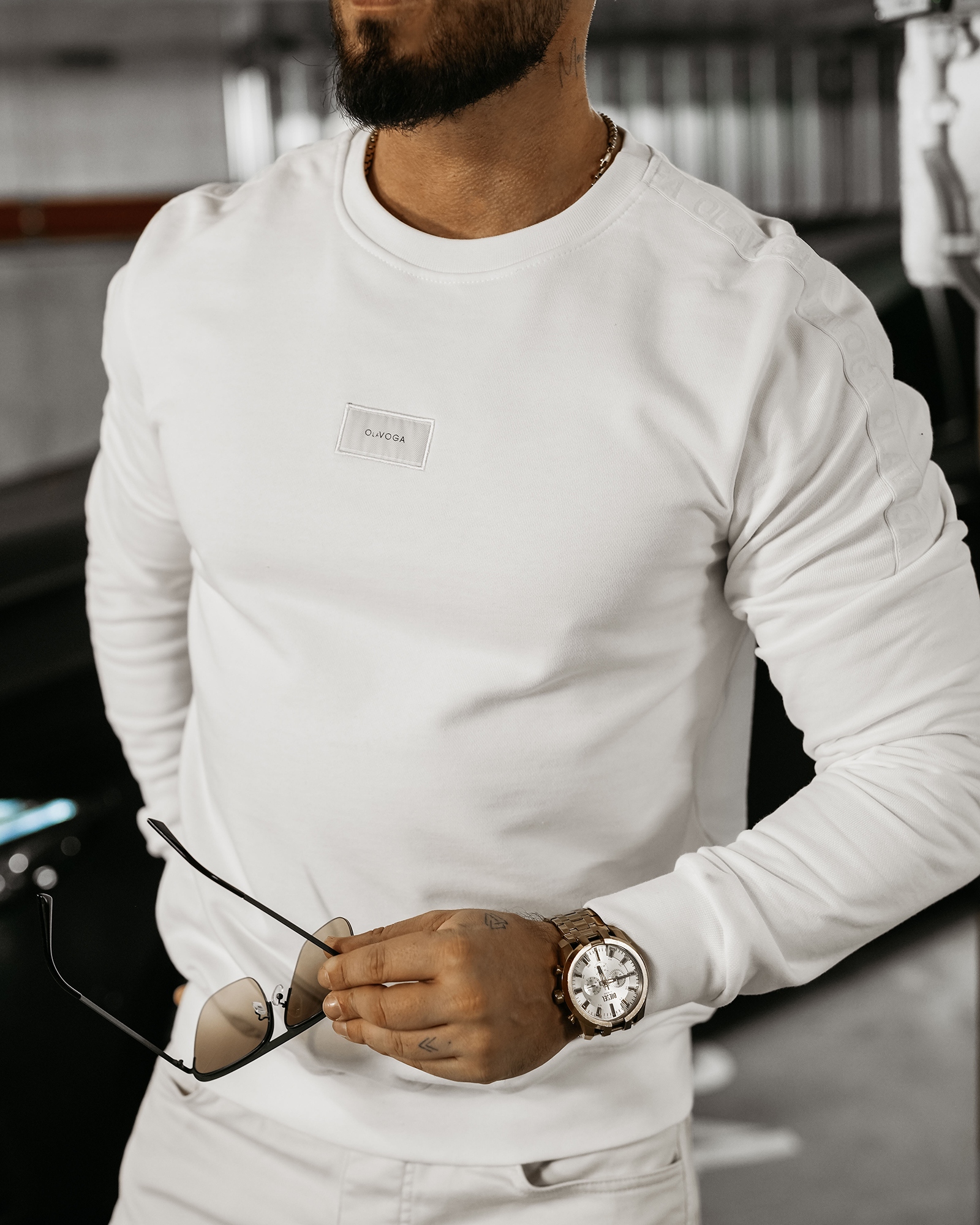 Bluza męska NASTRI OLAVOGA ecru