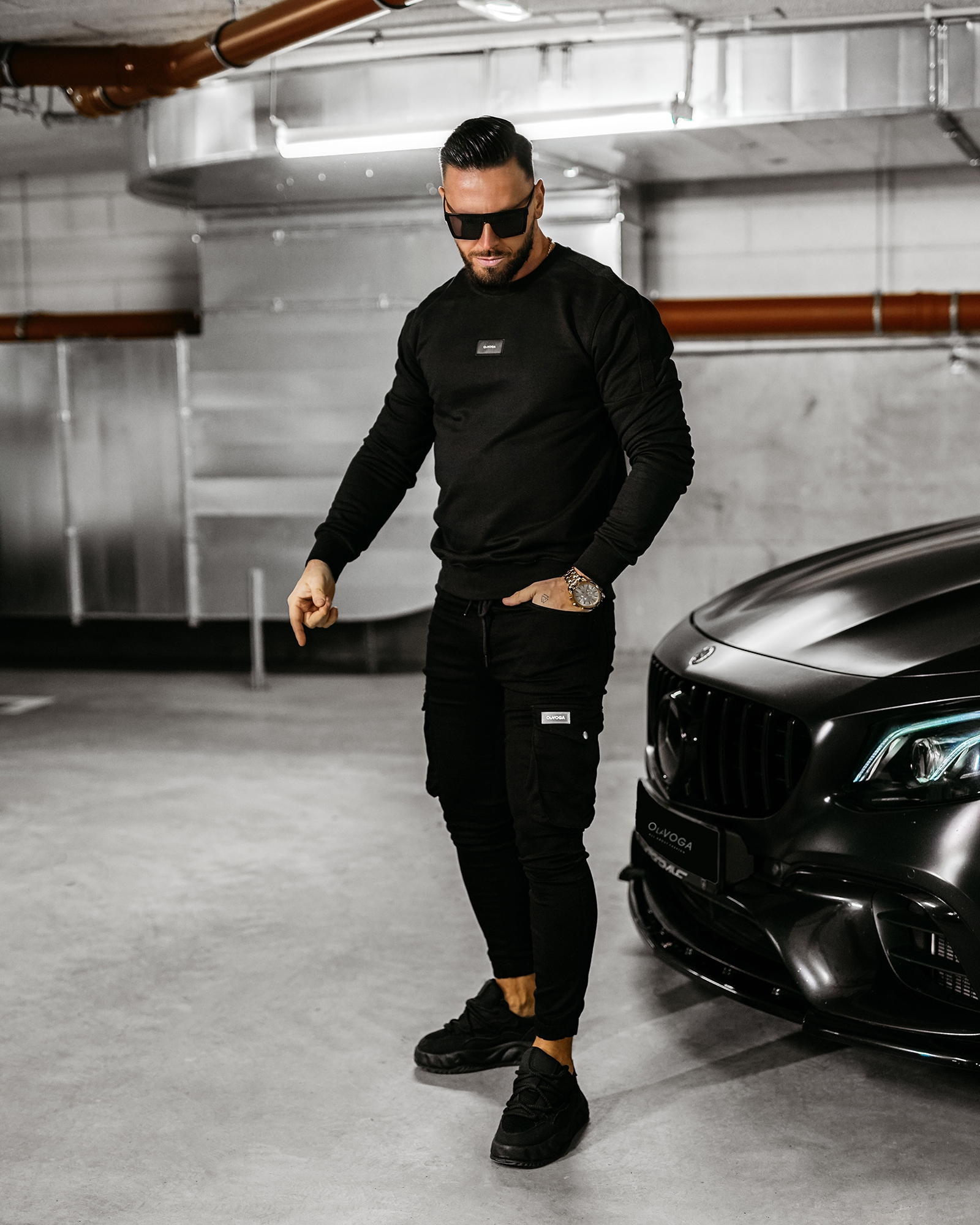 Bluza męska NASTRI OLAVOGA czarna