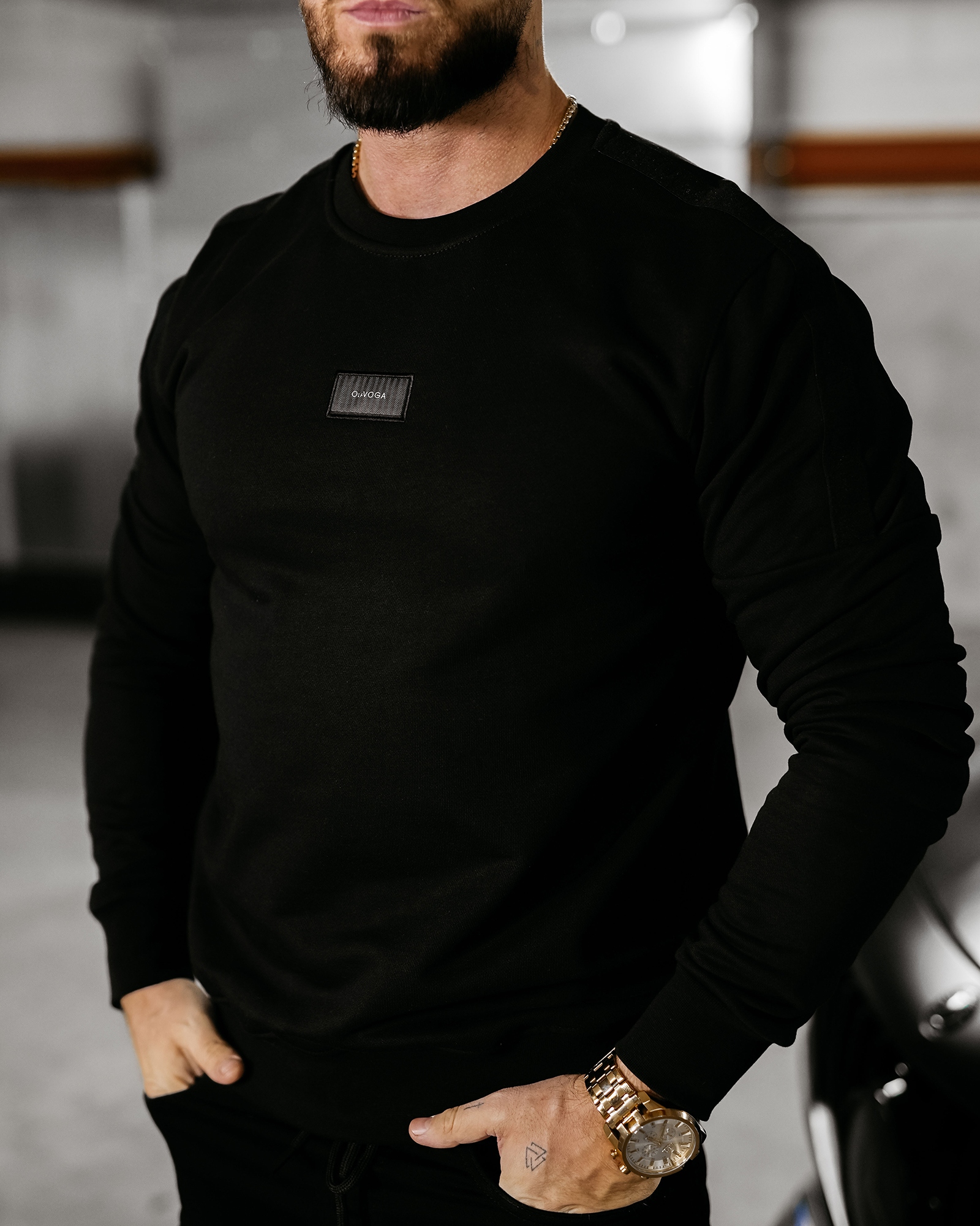 Bluza męska NASTRI OLAVOGA czarna