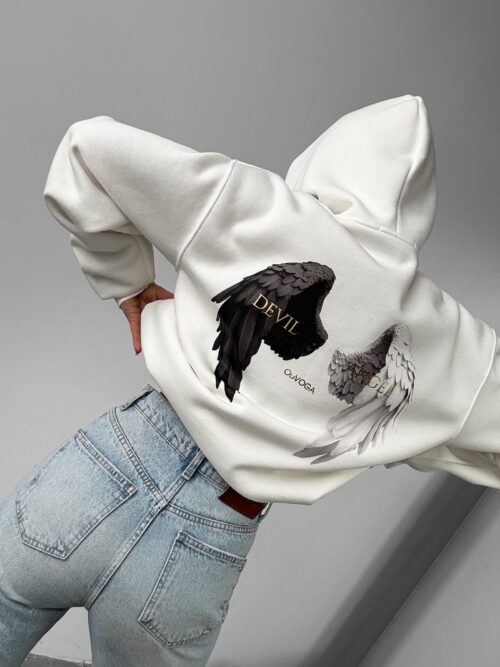 Bluza oversize WINX OLAVOGA ecru