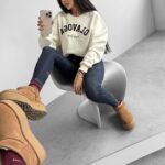 Bluza bawełniana MARI OLAVOGA ecru