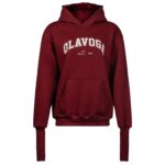 Bluza ocieplana TRODE OLAVOGA bordowa