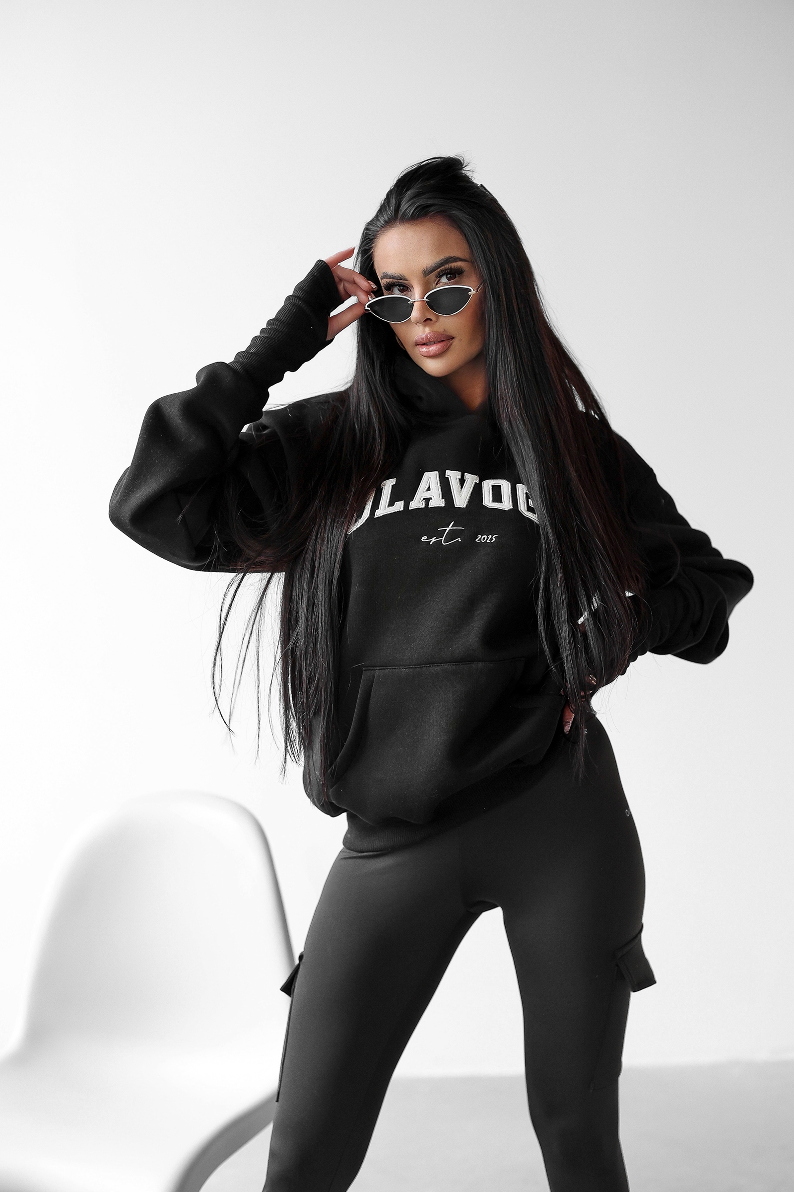 Bluza ocieplana TRODE OLAVOGA czarna