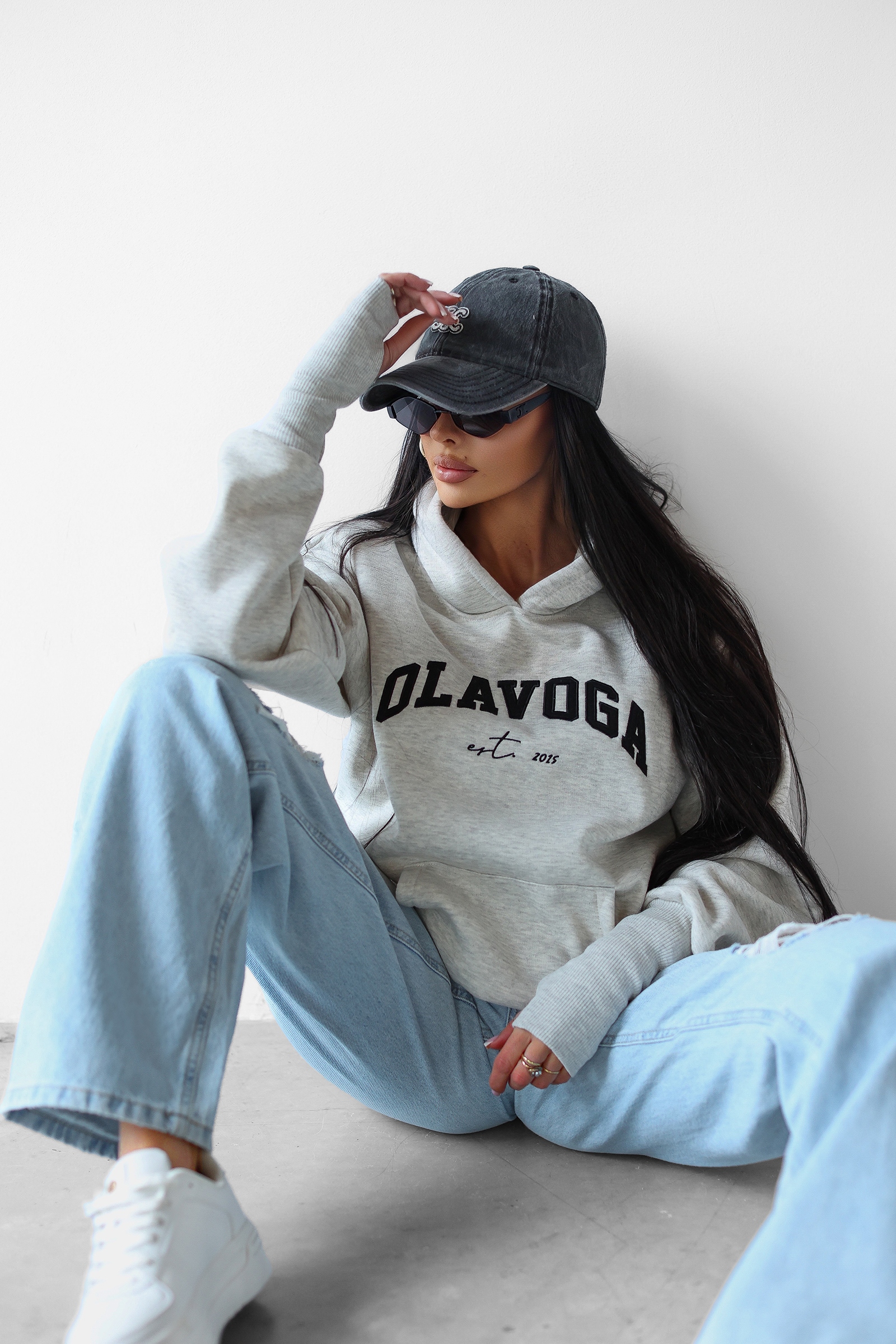 Bluza ocieplana TRODE OLAVOGA szara