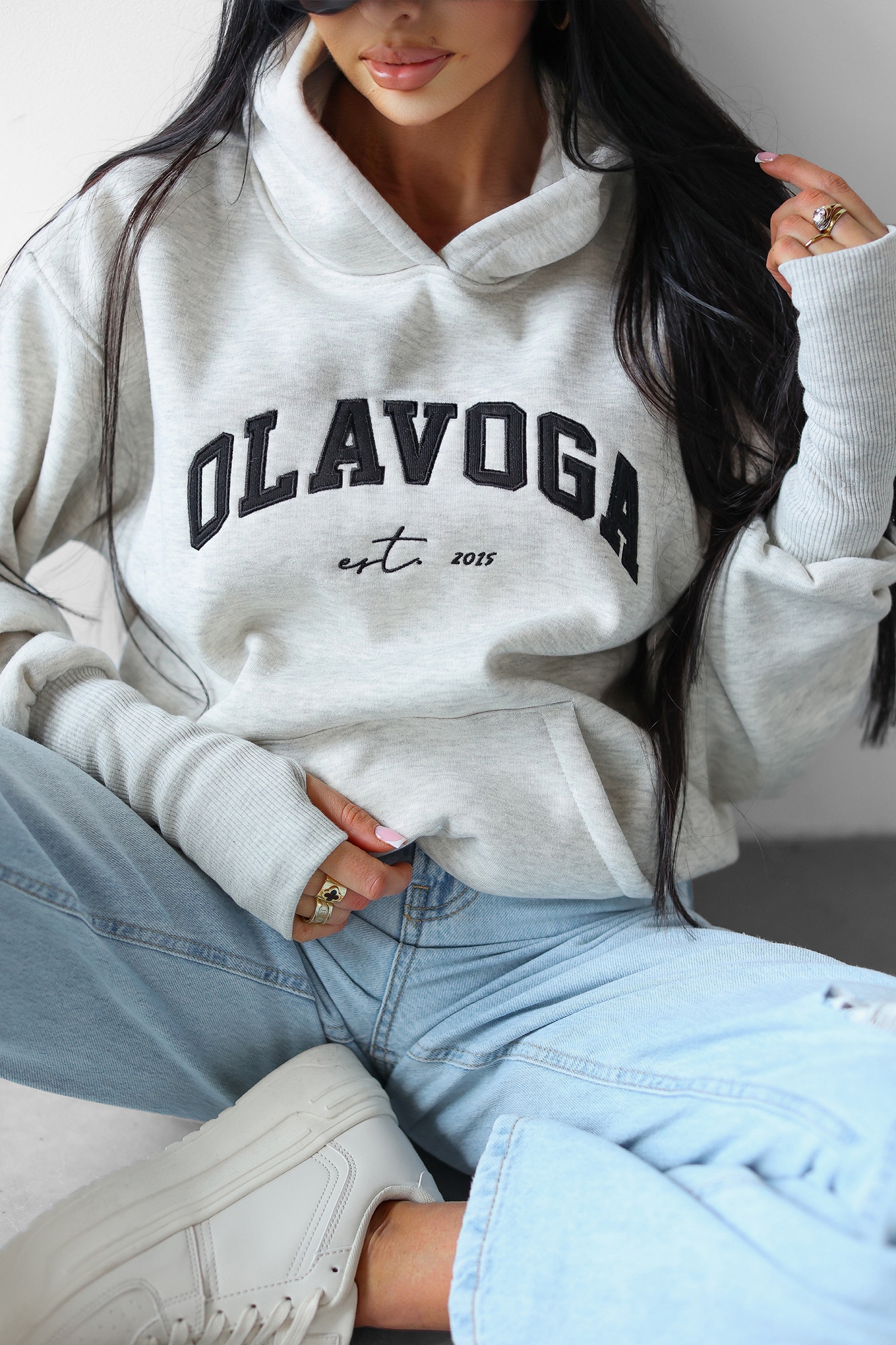 Bluza ocieplana TRODE OLAVOGA szara Bluza ocieplana TRODE OLAVOGA szara