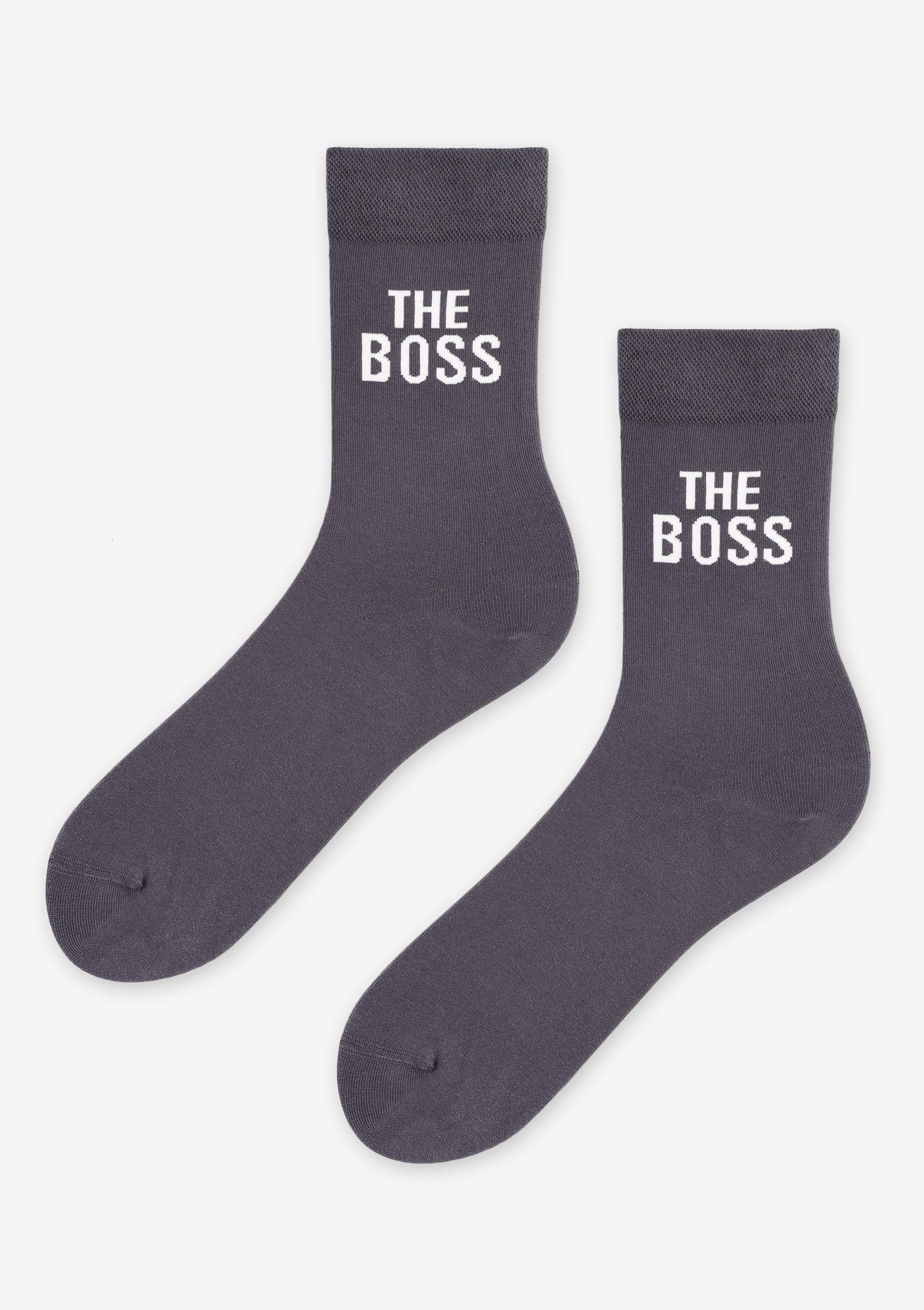 Zestaw skarpetek dla par Boss/Real Boss grafit/róż