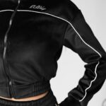 Komplet dres damski welurowy WORIX OLAVOGA czarny