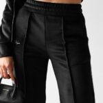 Komplet dres damski welurowy WORIX OLAVOGA czarny