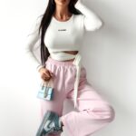 Bluzka z wycięciem ROSETT OLAVOGA ecru