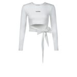 Bluzka z wycięciem ROSETT OLAVOGA ecru