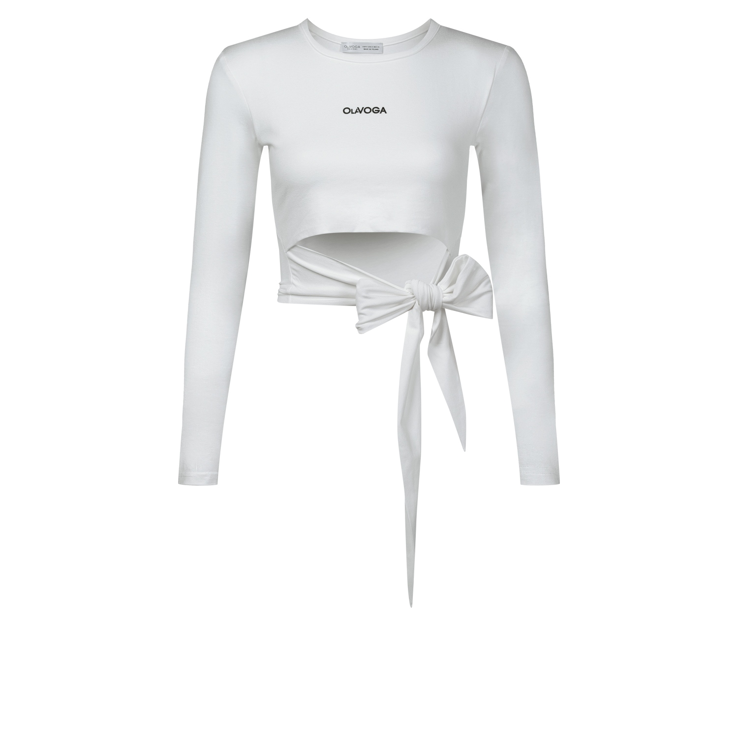 Bluzka z wycięciem ROSETT OLAVOGA ecru Bluzka z wycięciem ROSETT OLAVOGA ecru