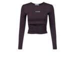 Bluzka z wycięciem ROSETT OLAVOGA brąz