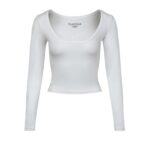 Bluzka basic ATAJA OLAVOGA ecru