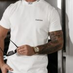 T-shirt męski bawełniany HERITAGE OLAVOGA ecru