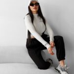 Sweter prążkowany PIPER OLAVOGA ecru