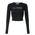 Sweter dopasowany JACQUELINE OLAVOGA czarny