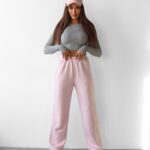 Sweter dopasowany JACQUELINE OLAVOGA szary