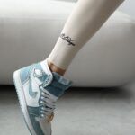 Legginsy prążkowane LARIX OLAVOGA beżowe