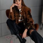 Koszula sztruksowa Kowboygirl karmel-brąz