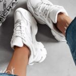 Buty sportowe sneakersy ZX320 OLAVOGA białe