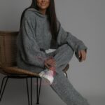 Komplet swetrowy Karper szary