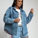 Koszula jeansowa/ katana Livin niebieska