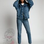 Kurtka jeansowa/ kamizelka Arrizona granatowa