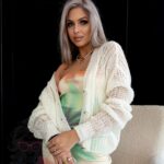 Sweter ażurowy Musito ecru