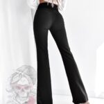 Spodnie eleganckie dzwony Keloni II czarne