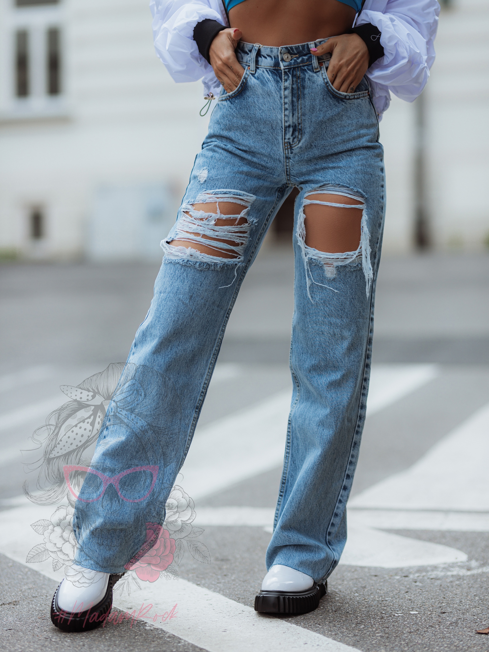 Spodnie jeansowe Youngs niebieskie Spodnie jeansowe Youngs niebieskie