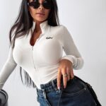 Body elastyczne TELA OLAVOGA ecru