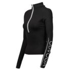 Bluzka z suwakiem BIANCO OLAVOGA czarna